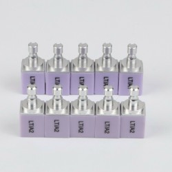 5 pièces C14 HT/LT blocs en disilicate de lithium dentaire e-max cao/fao pour si...