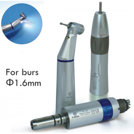 Tosi® TX-414(C) Kit des contre-angle et pièce à main et moteur d'air (LED auto-alimentée, fraise φ1.6mm) Tosi® TX-414(C) Kit des contre-angle et pièce à main et moteur d'air (LED auto-alimentée, fraise φ1.6mm)
