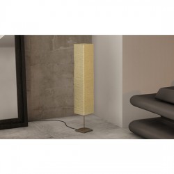 Lampe à pied de salon 135 cm Alu creme