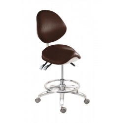 QY® fauteuil de Selle pour docteur(luxueux et commandé par pied)