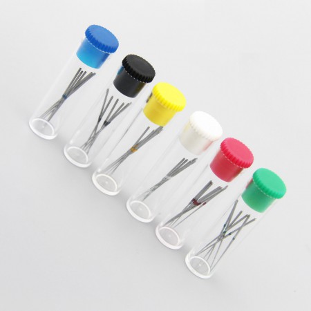 6 Bouteille Woodpecker Endodontiques Niti U-FILE pour nettoyage dentaire NITI Limes K #15-40