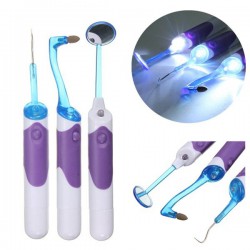 Miroir lumineux LED paquets de soins bucco-dentaires trois sets