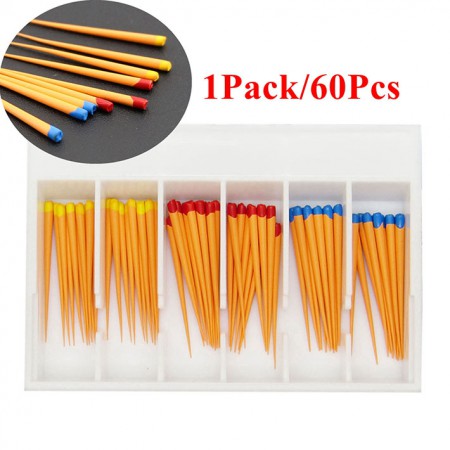 5Paquet/300Pcs Pointes F1-F3 de Gutta Percha Dentaire pour Dentsply Maillefer Protaper