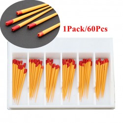 5Paquet/300Pcs Pointes F2 de Gutta Percha Points Dentaire pour Dentsply Maillefe...