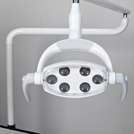 YUSENDENT LED dentaire lampe orale Lampe à induction 4 Chaise d'unité dentaire Avec le bras de lampe