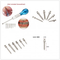 Auto-foreur Filetage Orthodontie dentaire Micro Implants Vis titane Mini vis