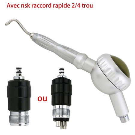 Polisseur de pièce à main prophy Mate d'hygiène dentaire + NSK raccord rapide 2/4 Trous