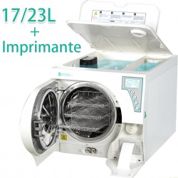 P&T® BTD17/23 autoclave stérilisateur à vapeur sous vide avec imprimante 17/23L