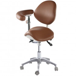 Siège dentaire Tabouret médecin dentiste mobile Classic avec repose-bras QY-MA-L...