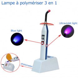 LY® C240C 3in1 Lampe à polymériser dentaire sans fil 1600mw