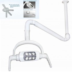 Dental 8W On Ceiling LED Lamp Light Lampe de fonctionnement avec Arm