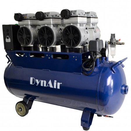DYNAMIC® DA7003 Compresseur ultra-silencieux sans huile 80L 2200W