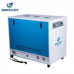 Greeloy® GA-83XY Compresseur insonorisé avec dessicateur d’air 90 litres 2400W