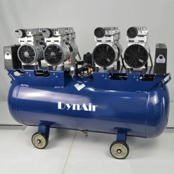 DYNAMIC® DA7004 Compresseur ultra-silencieux sans huile 100L 3000W