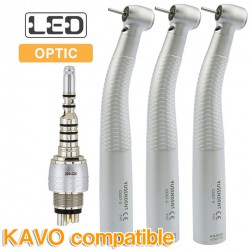 YUSENDENT® CX207-GK-PQ Fiber Optic Turbine KAVO Compatible (Turbine x 3+ Coupleur Rapide x 1)