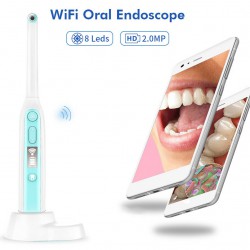 Caméra intra-orale Wifi dentaire oral Endoscope haute définition sans fil LED Séance photo Android