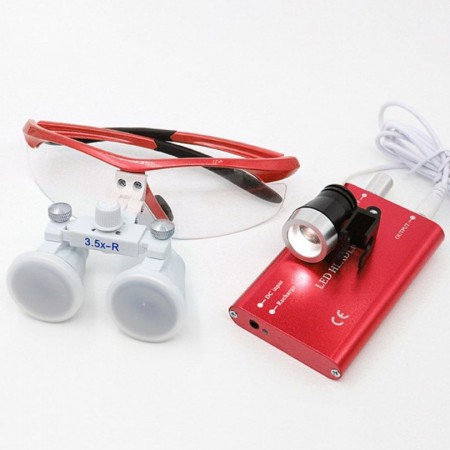 YUYO® Loupe binoculaire médical DY-102 avec lampe frontale 3.5X YUYO® Loupe binoculaire médical DY-102 avec lampe frontale 3.5X
