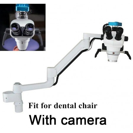 Microscope opératoire dentaire avec caméra pour fauteuil dentaire