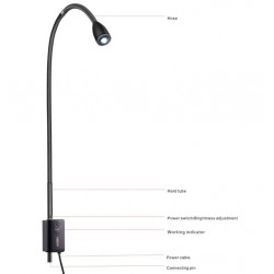 KWS KD-2003W-3 Lumière d'examen médical d'éclairage dentaire à haute luminosité