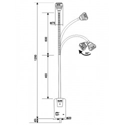 KWS KD-2035W-1 35W Lampe halogène d'examen médical aul