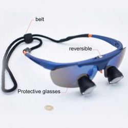 Loupes pour chirurgie d'examen ORL dentaire à grand champ 2.0X /2.3X Medical HD ...