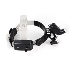 3.5X 5W Loupe de bandeau médical chirurgical à LED dentaire avec lumière pour l'oto-rhino-laryngologie