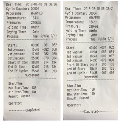 VORY VORY-II 12L-23L Autoclave à vapeur sous vide stérilisateur dentaire médical d’autoclave + imprimante