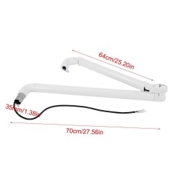 HCDL HC-02 Bras de lampe LED en alliage d'aluminium dentaire avec joint torique