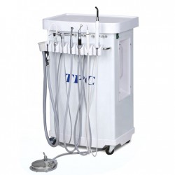 TPC MC3600 Unité (cart) mobile dentaire avce compresseur d'air sans huile intégr...