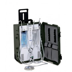 TPC PC2630 unité dentaire mobile (portable) avec compresseur d'air + seringue 3 voies