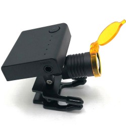 YUYO DY-012 3W lampe frontale sans fil pour binocular loupes avec filtre optique