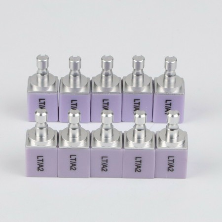5 pièces C14 HT/LT blocs en disilicate de lithium dentaire e-max cao/fao pour sirona cerec