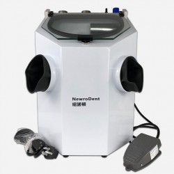 NewroDent® S-606 Dental Lab Sandblaster Sandblasting Machine for Technician with...