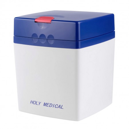 Boîte de rangement étanche à l'humidité pour matériaux d'empreintes avec gobelet doseur