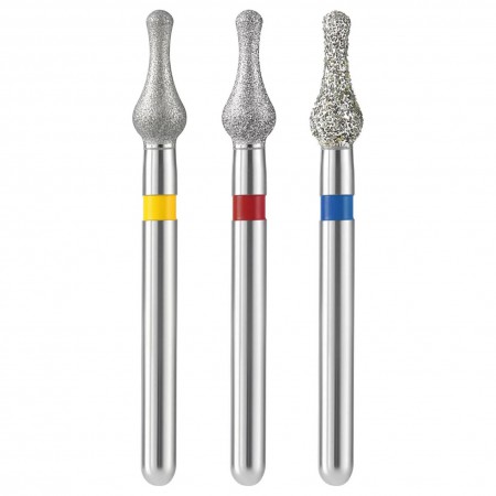 5/boîte fraises diamantées dentaires (grain fin/très fin/moyen)