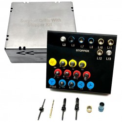 Fraise chirurgicaux pour implants dentaires avec butée (21pièces/Set)