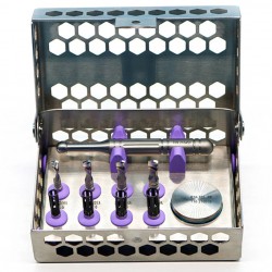 Kit de collecte et de broyage d'os dentaire, auto-fabricant de copeaux d'os avec...