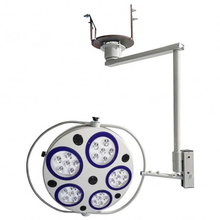 Lampe chirurgicale dentaire LED 25 W sans ombre, 5 trous (montage au plafond)