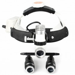 KWS 4.0X  loupes dentaires binoculaires + KWS KD-203AY-4 3W lampe frontale médicale LED avec 2 piles