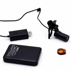 KWS KD-201AJ-3 1W lampe frontale dentaire LED à clip avec filtre optique