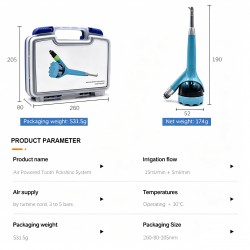 3H T7 aéropolisseur dentaire, pièce à main de hygiène prophylaxie (supragingival + sous-gingival)