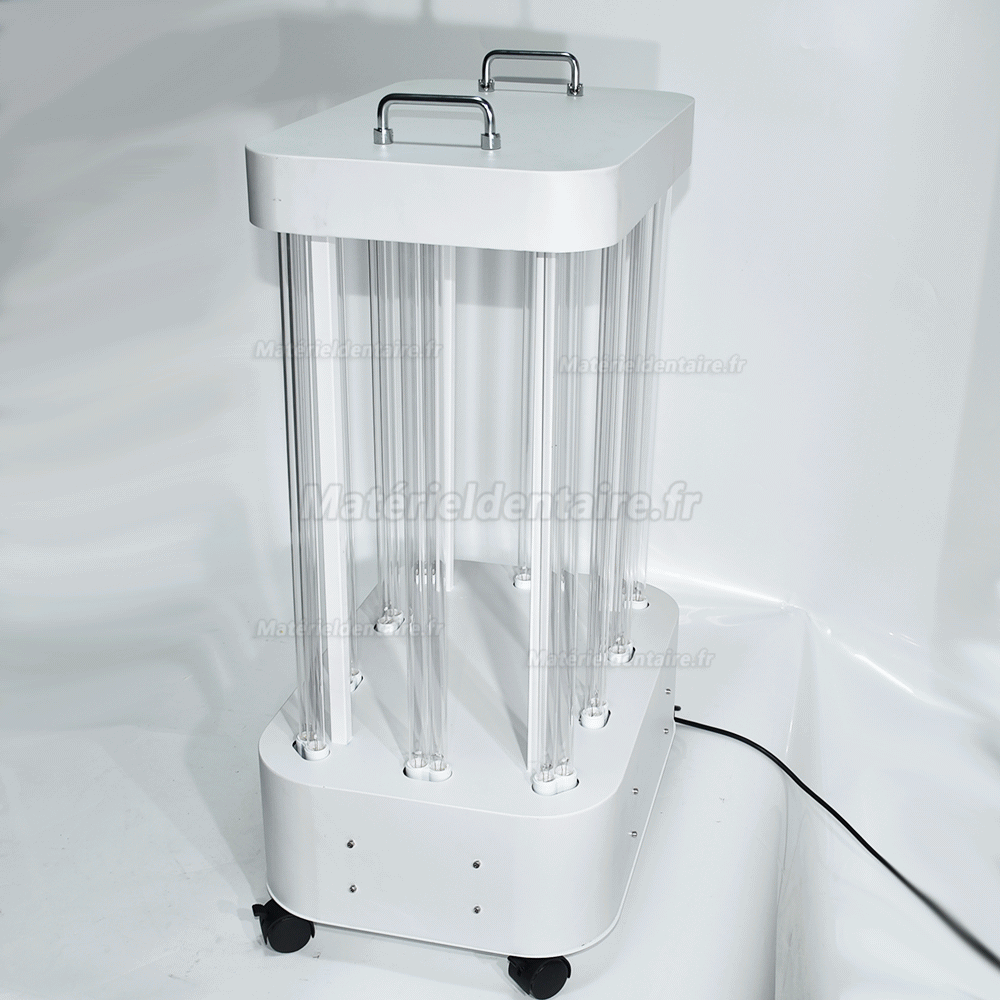 1500W stérilisateur de chariot uvc mobile de grand espace d'hôpital d'usine de lampe de désinfection uv