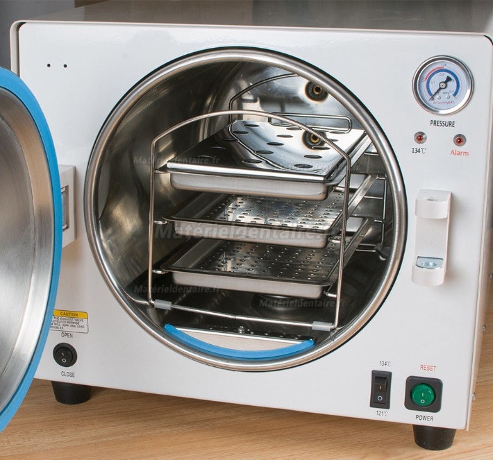 18L Stérilisateur autoclave à vapeur pour laboratoires dentaires médicaux 900W