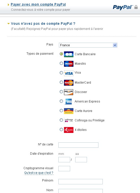 Comment utiliser votre carte bancaire sur PayPal