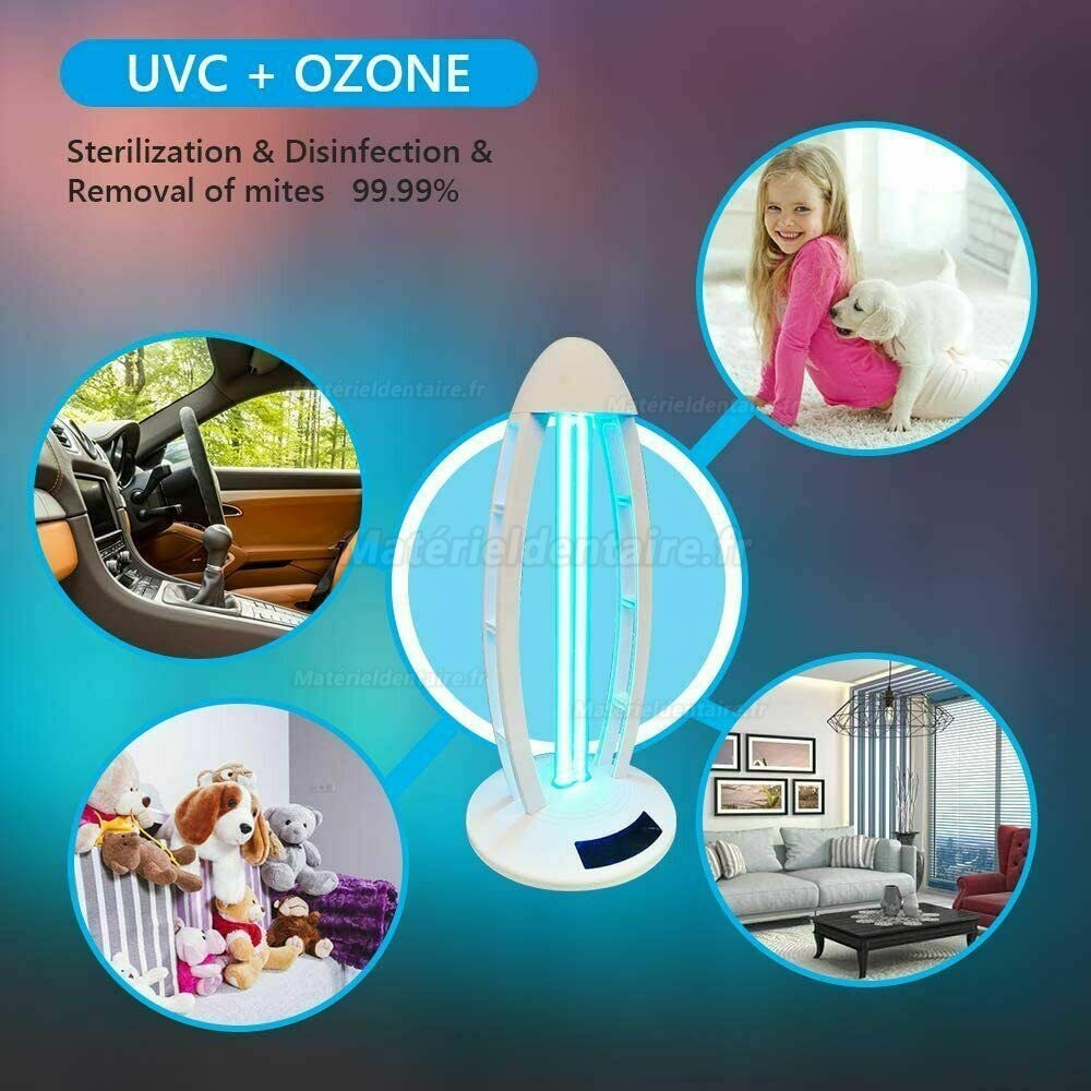 38W Lampe Germicide Ultraviolet Ozone UV Stérilisation Germicide Ultraviolette Lampe de Désinfection de la Maison