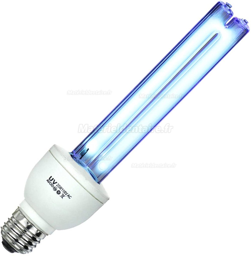 25W Quartz UVC +Ozone Lampe Germicide E27 / E26 220V Ultraviolette Lampe