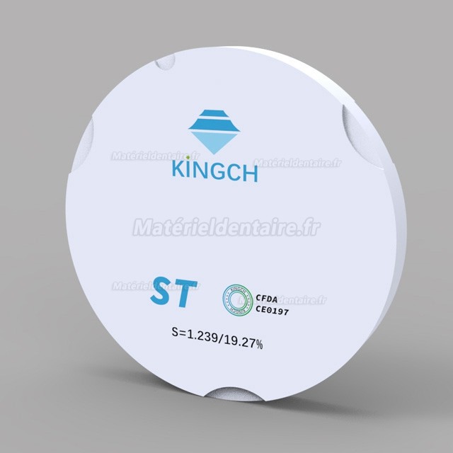 Kingch® 95*10-25mm ST/HT disques zircone dentaires pour système CAO/CAM Zirkon Zahn