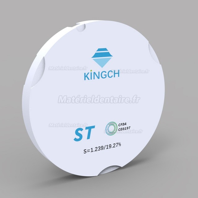 Kingch® 95*10-25mm ST/HT disques zircone dentaires pour système CAO/CAM Zirkon Zahn