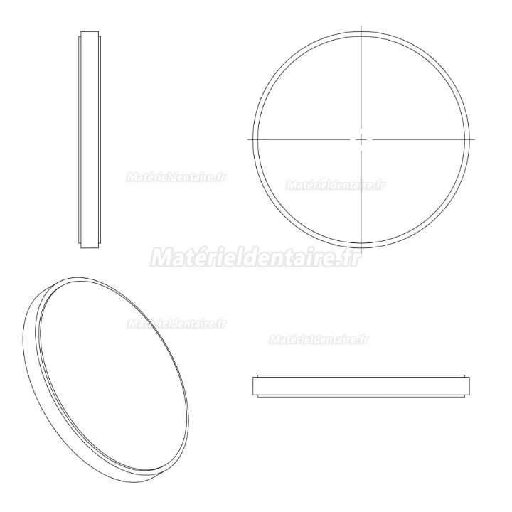 Kingch® ST-C 98/95/89mm disques zircone pré-ombré laboratoire dentaire