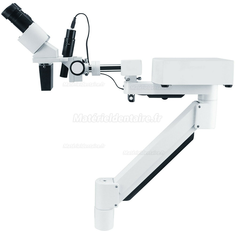 Microscope opératoire chirurgical dentaire avec lumière LED 5W&Unité de chariot pour ORL